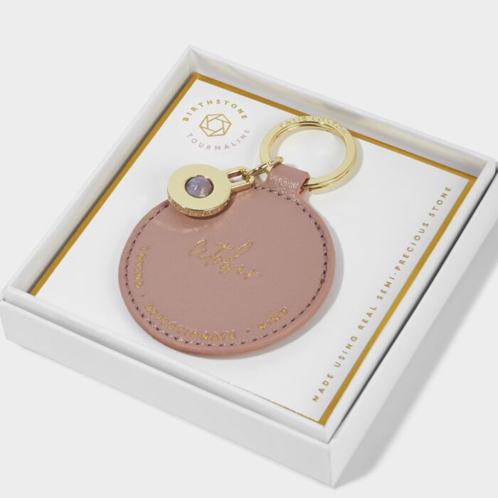 Katie Loxton Birthstone Keyring - October